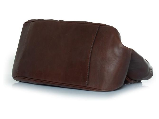 Céline Celine, Borsa in pelle marrone Blossom - vista 4