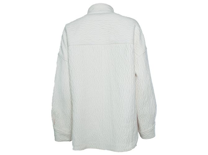 IRO, Chaqueta oversized arrugada Rosana en ecru Blanco Crudo - vista 3