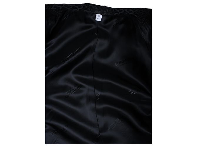 Schwarzer Blazer mit B-Druck von Burberry - Ansicht 5