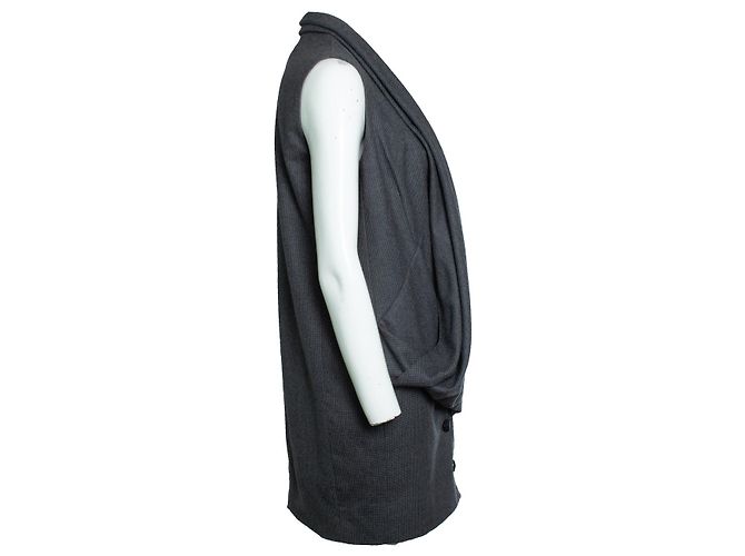 Stella Mc Cartney Chaqueta de lana drapeada Stella McCartney Gris - vista 4