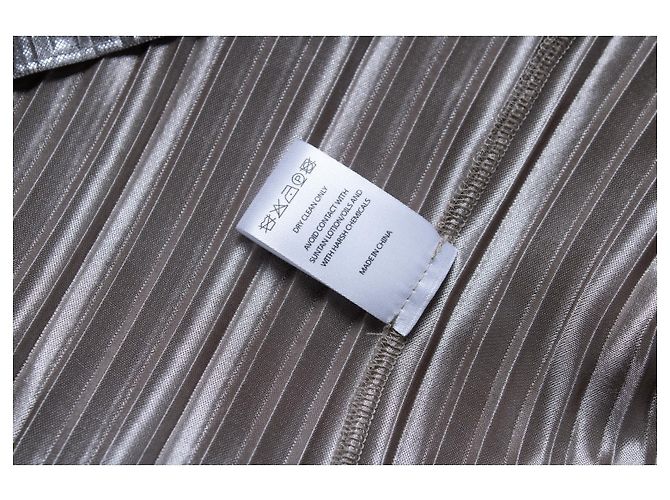 Autre Marque Saloni, falda plisada metálica Metálico - vista 5