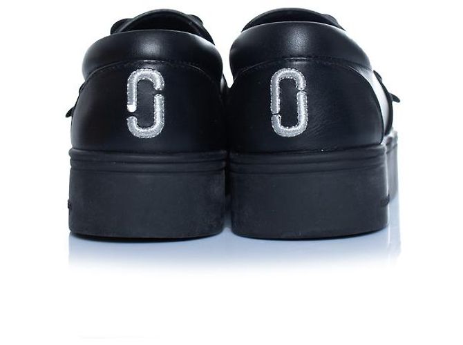 Marc Jacobs, florale Slipper-Sneaker in Schwarz - Ansicht 3