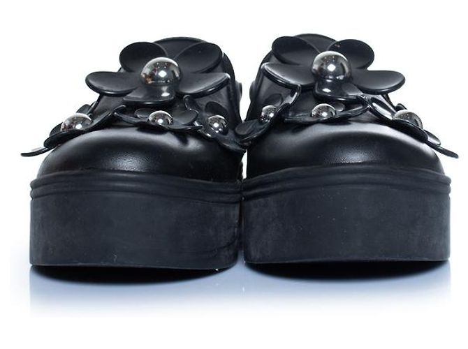 Marc Jacobs, florale Slipper-Sneaker in Schwarz - Ansicht 5