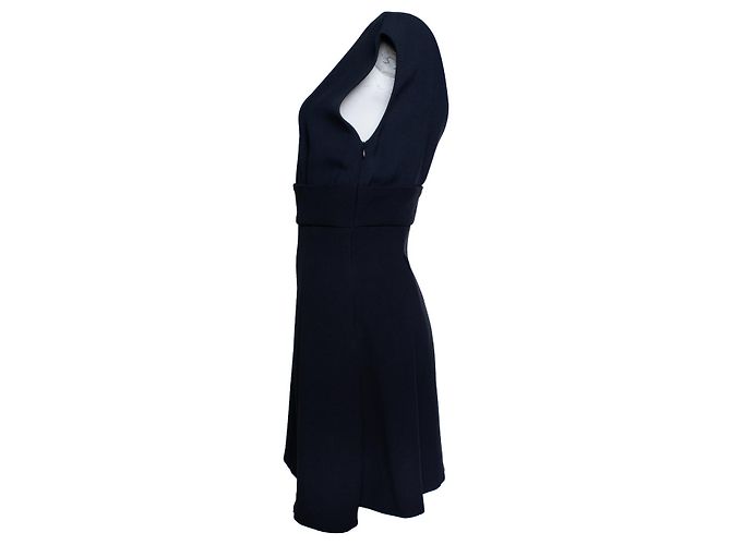 Miu Miu, abito blu senza maniche - vista 2