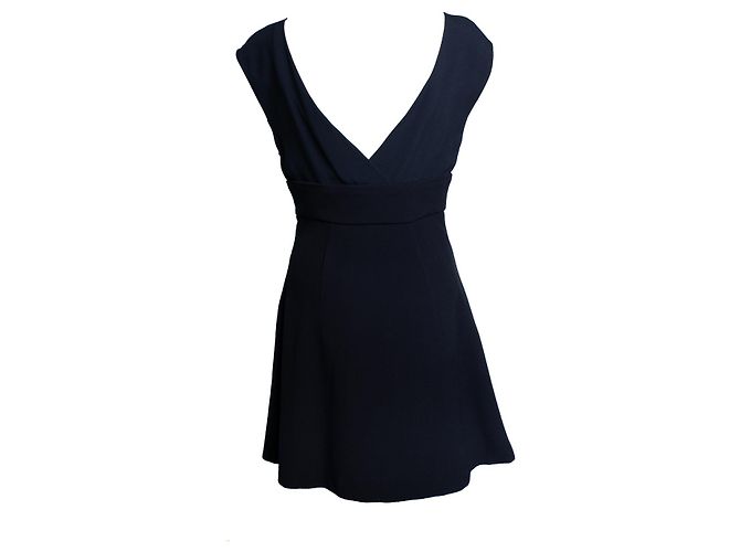 Miu Miu, abito blu senza maniche - vista 3