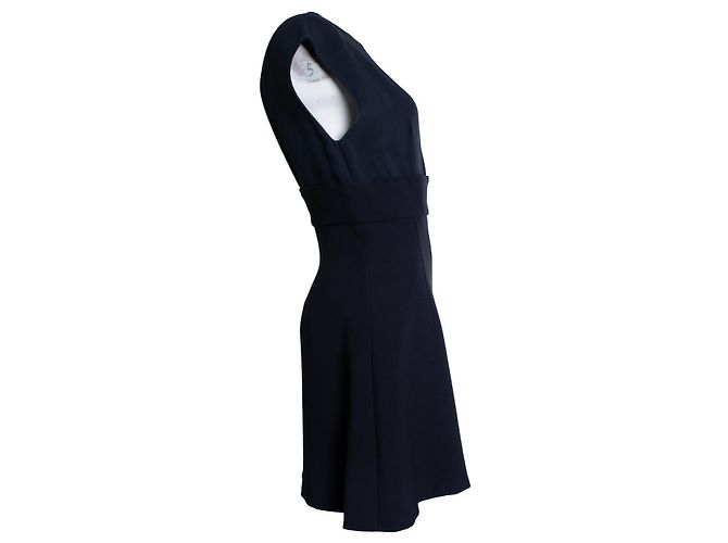 Miu Miu, abito blu senza maniche - vista 4