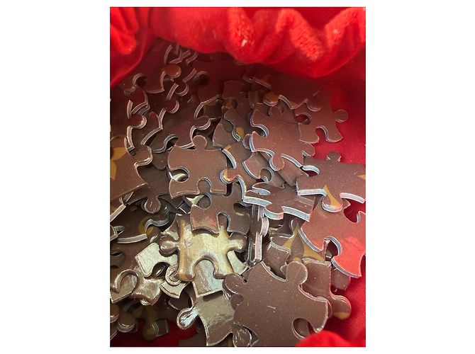Monogramm Jigsaw-Puzzle Louis Vuitton Virgil Abloh SS 2022 in der Box Braun Rot - Ansicht 11