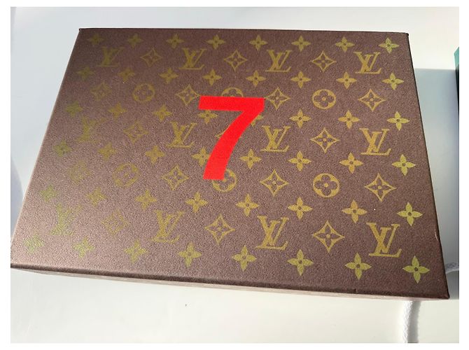 Monogramm Jigsaw-Puzzle Louis Vuitton Virgil Abloh SS 2022 in der Box Braun Rot - Ansicht 14