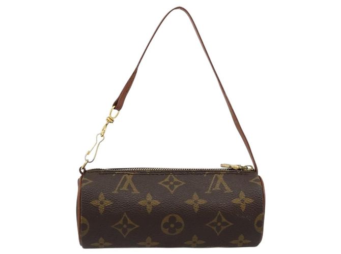 Pochette Papillon Mini in Tela Monogram Louis Vuitton Marrone - vista 2
