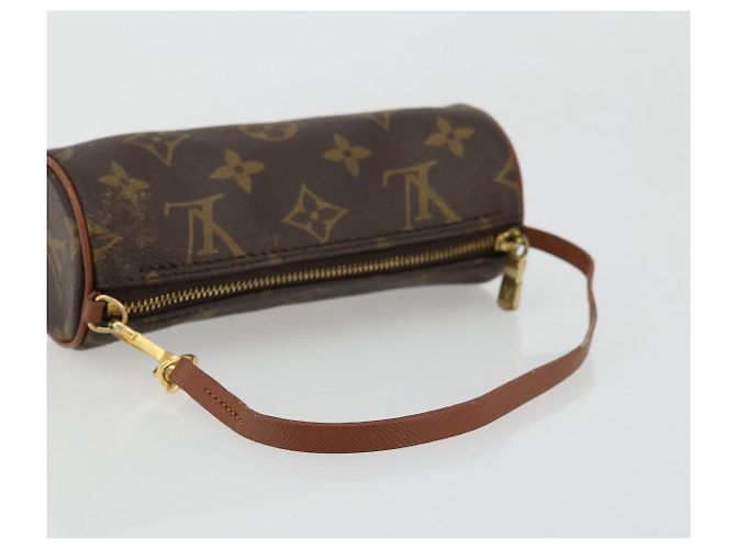Pochette Papillon Mini in Tela Monogram Louis Vuitton Marrone - vista 6