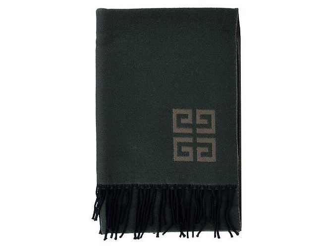 Givenchy Wollschal mit Fransen für Damen Schwarz - Ansicht 3