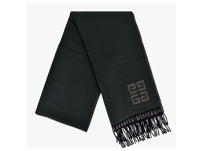 Givenchy Wollschal mit Fransen für Damen Schwarz - Ansicht 5