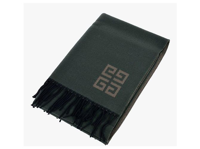 Givenchy Wollschal mit Fransen für Damen Schwarz - Ansicht 6
