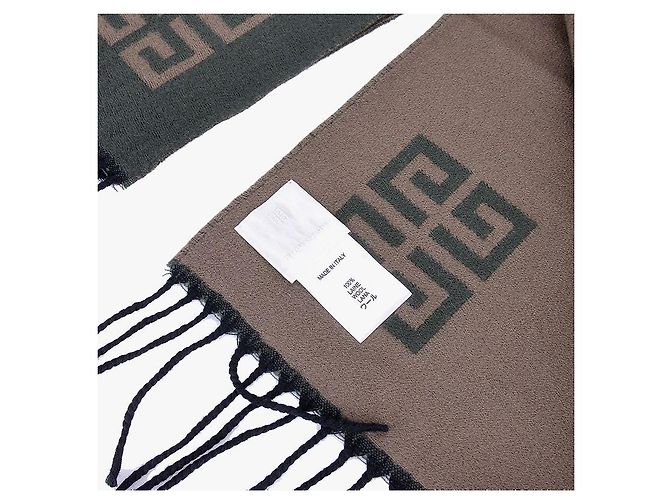Givenchy Wollschal mit Fransen für Damen Schwarz - Ansicht 8
