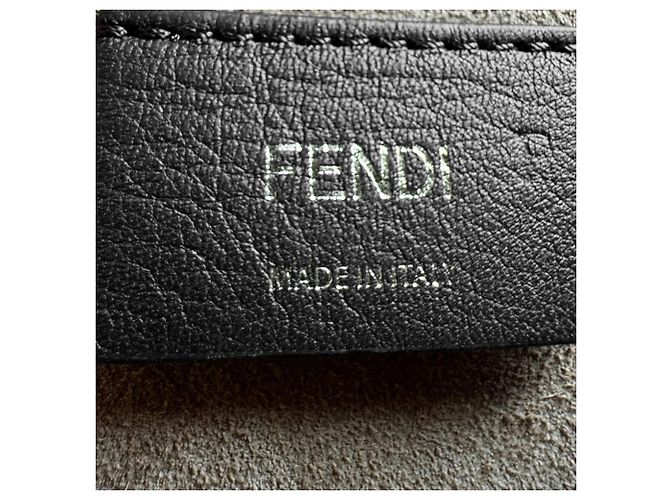 Fendi Moonlight Leder Schultertasche Orange - Ansicht 12