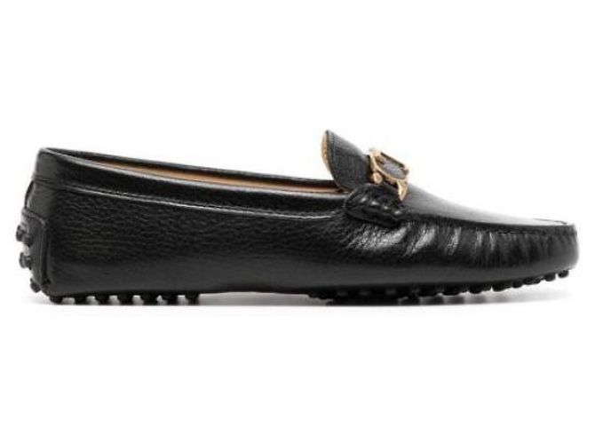 Tod's Scarpe da guida in pelle Nero - vista 3