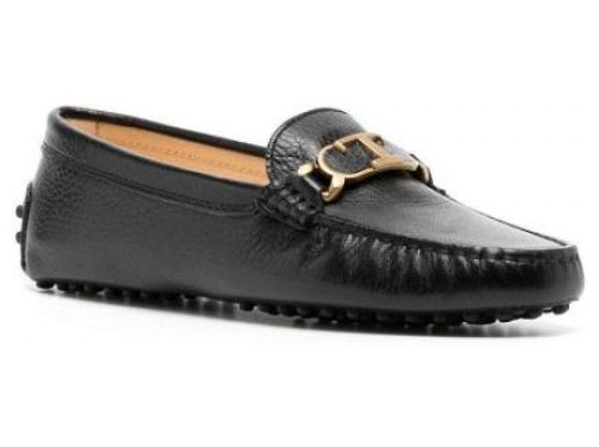 Tod's Scarpe da guida in pelle Nero - vista 4