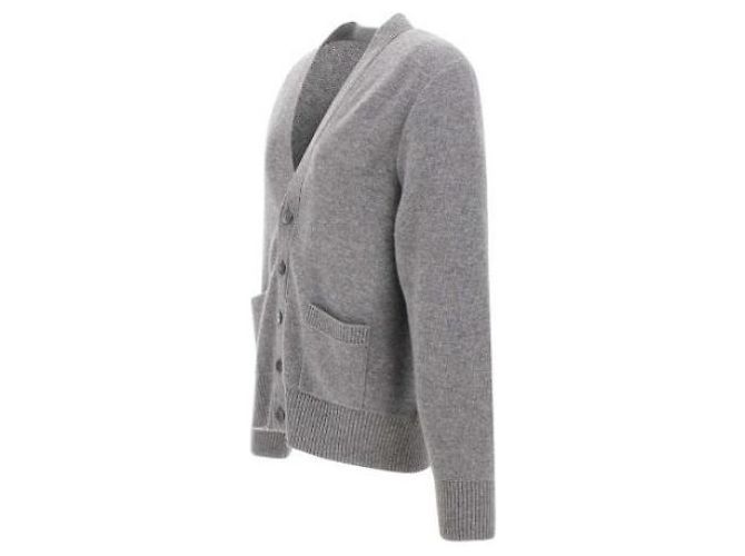 Thom Browne Gestrickte Merinowolle Piqué-Cardigan Braun - Ansicht 11