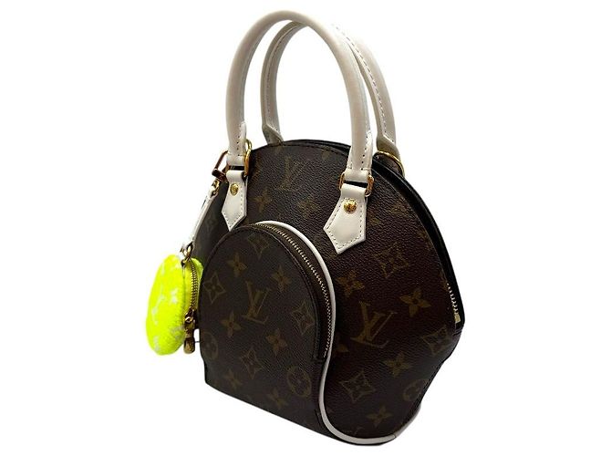 Louis Vuitton Monogram Ellipse BB Handtasche mit Obergriff Braun - Ansicht 3