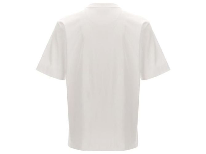 Fendi Metal FF Baumwoll-T-Shirt Weiß - Ansicht 5