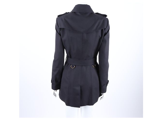 Trench Coat Chelsea Burberry Nero - vista 3