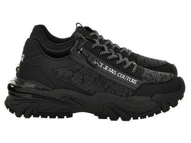 Versace Sneaker Logo Trailtreck Nero - vista 6