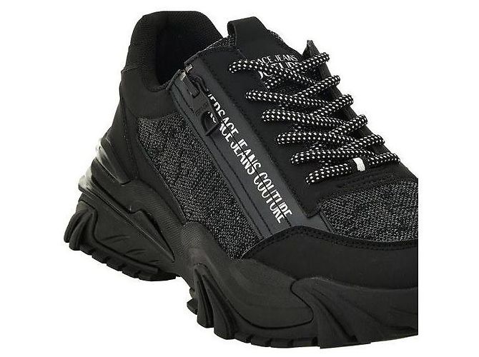 Versace Sneaker Logo Trailtreck Nero - vista 7