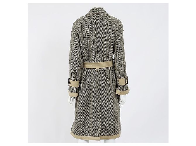 Abrigo Trench Reversible Burberry Castaño - vista 3