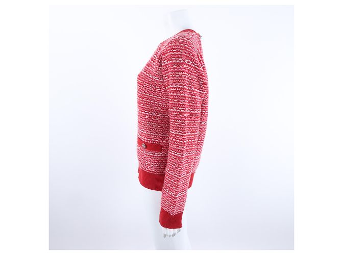 Chanel Langarm-Strick Rot - Ansicht 2