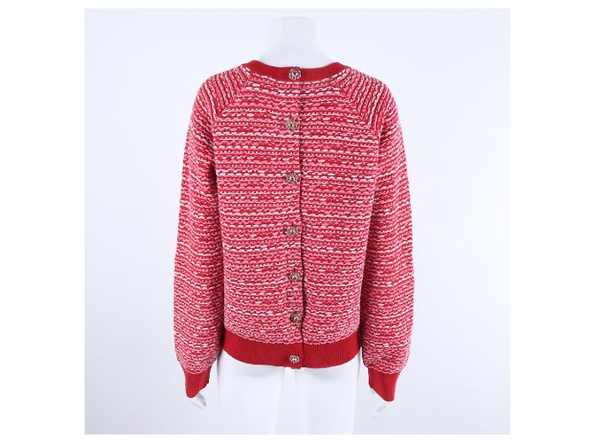 Chanel Langarm-Strick Rot - Ansicht 3