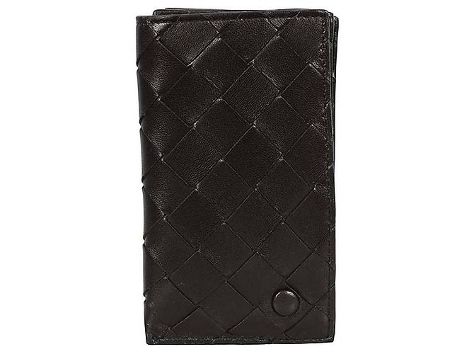 Bottega Veneta Tracheato Card Case Black - view 4