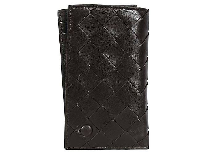 Bottega Veneta Tracheato Card Case Black - view 5
