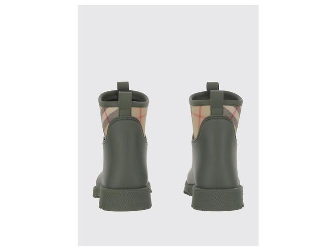 Burberry Botas Bajas de Goma Marsh Stamp Castaño - vista 6