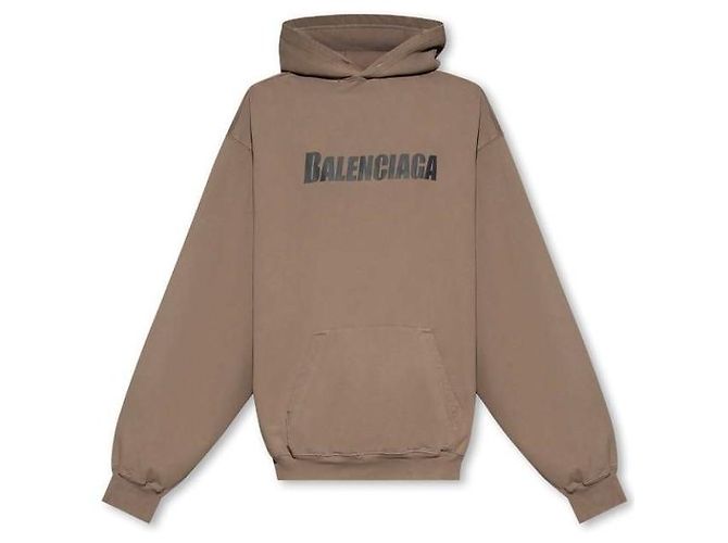 Balenciaga Zerstörtes Logo Hoodie - Ansicht 6