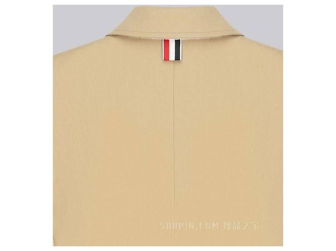 Thom Browne Abrigo Mackintosh High Amhole - vista 6