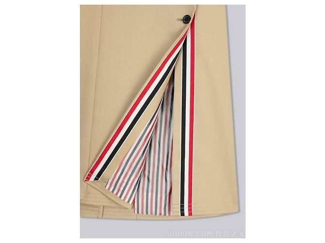 Thom Browne Abrigo Mackintosh High Amhole - vista 7