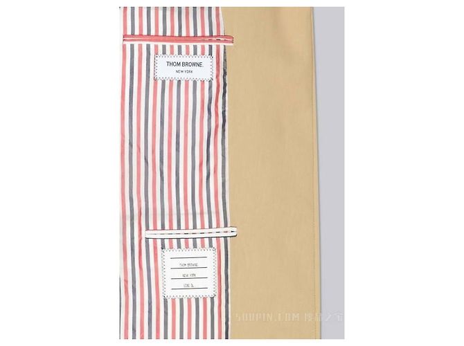 Thom Browne Abrigo Mackintosh High Amhole - vista 8