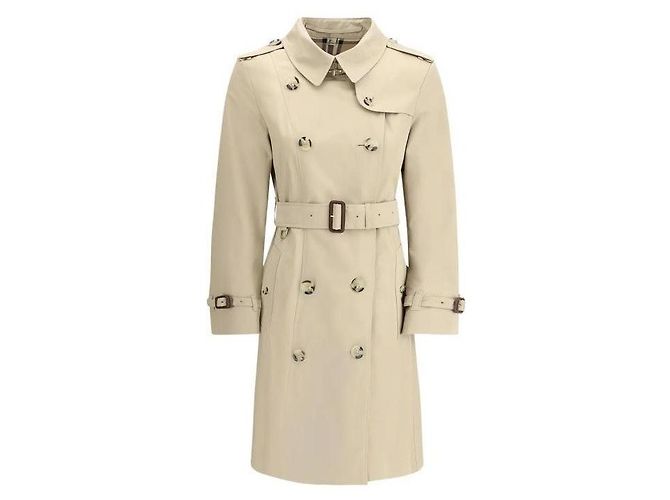Burberry Mid-Length Heritage-Trenchcoat Golden - Ansicht 4