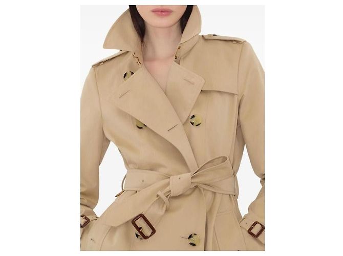 Burberry Mid-Length Heritage-Trenchcoat Golden - Ansicht 8