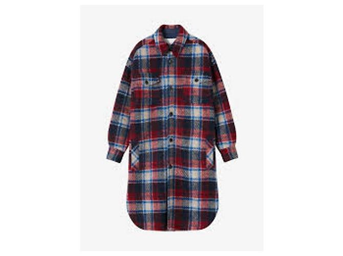 Isabel Marant Cappotto a quadri BURD - vista 4