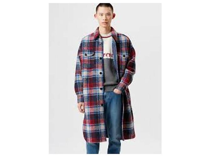 Isabel Marant Cappotto a quadri BURD - vista 6