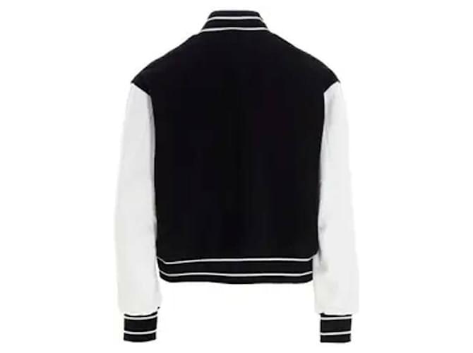 Givenchy Leder Bomberjacke Silber - Ansicht 5