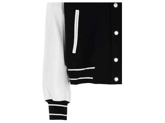 Givenchy Leder Bomberjacke Silber - Ansicht 7