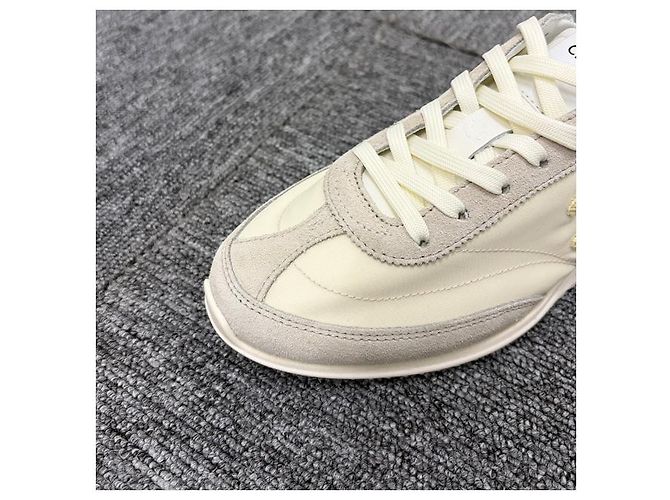 Céline Sneakers Triumph RACER Vaniglia Bianco - vista 18