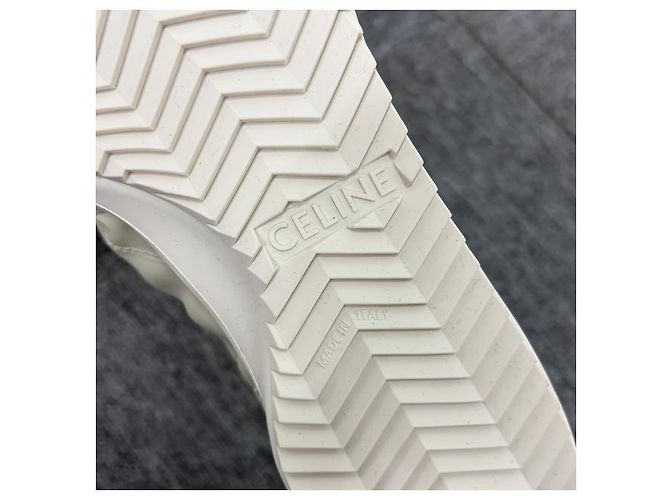 Céline Sneakers Triumph RACER Vaniglia Bianco - vista 22