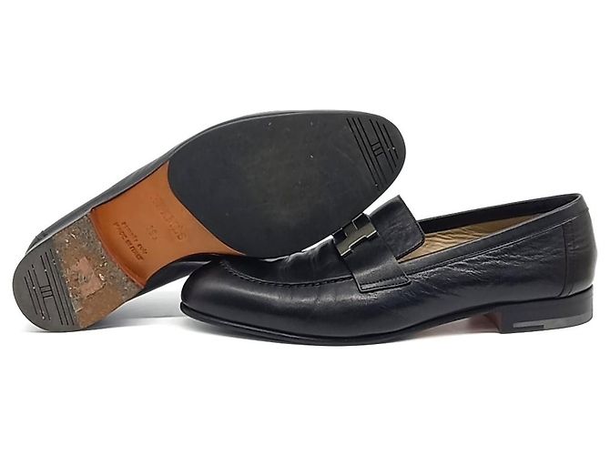 Hermès Mocasín Negro - vista 4