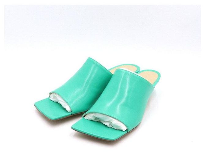 Bottega Veneta Mules pour femmes en cuir d'agneau extensible - vue 3