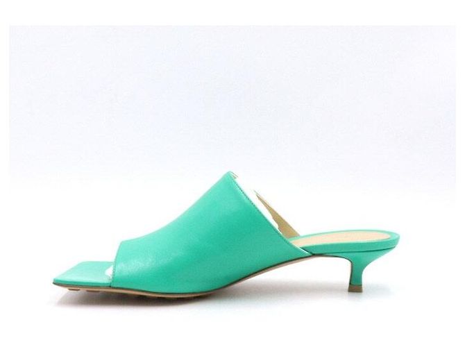 Bottega Veneta Mules pour femmes en cuir d'agneau extensible - vue 4