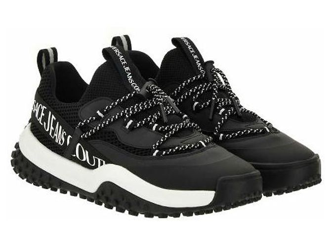 Versace Logo Hyper Sneakers Schwarz - Ansicht 4