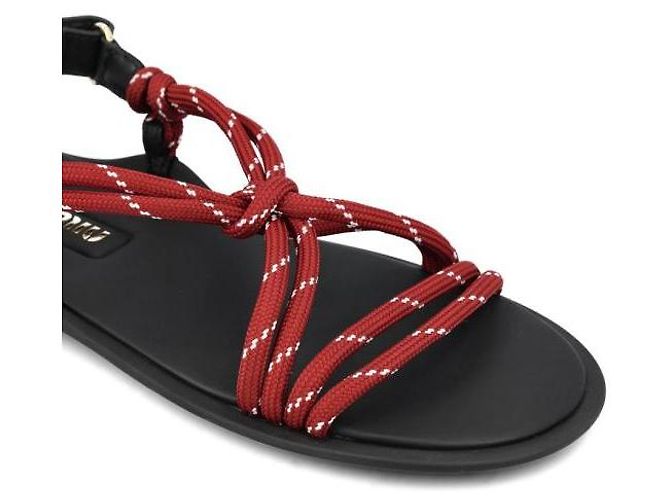 Miu Miu Sandali Riviere Rosso - vista 6